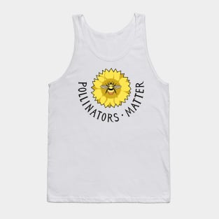 Pollinators Matter Sunflower Head Tank Top